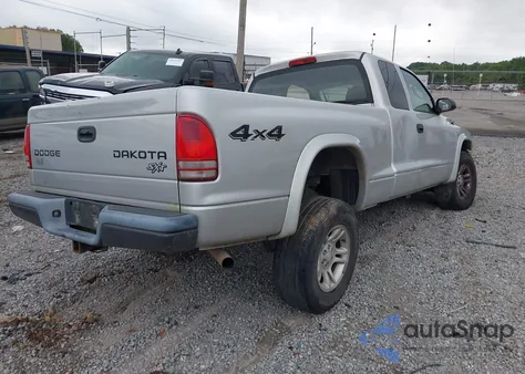 2004 Dodge Dakota из США, поврежденный, VIN 1D7HG12K44S628159